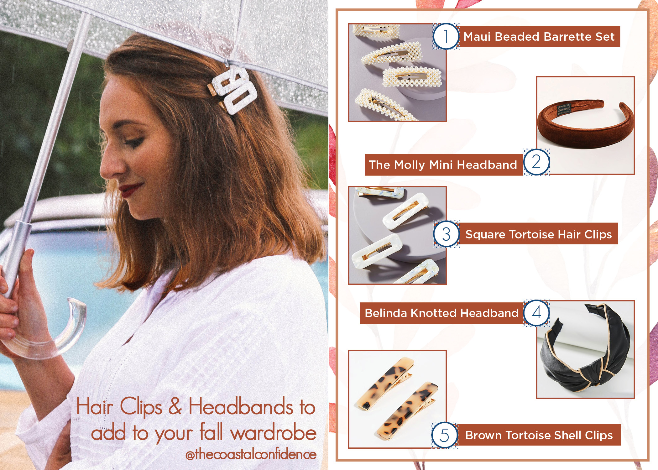 Hair Clips and Headbands To Add To Your Wardrobe This Fall The Coastal Confidence