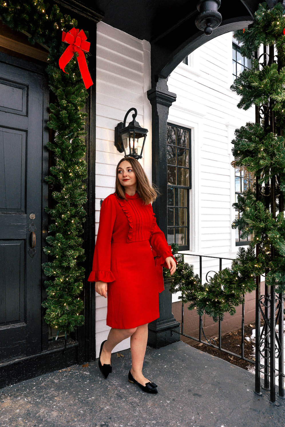 Red Holiday Dress For Any Event The Coastal Confidence Aubrey Yandow